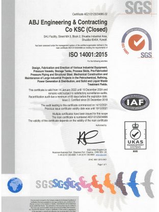 ISO 14001 2015 till 19.12.2024
